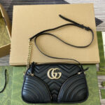 Gucci GG Marmont Small Shoulder Bag 798715 Black